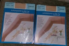 2 PAIRS Gaymode Arresta-Run Mesh Nylon Stockings Sz 9 1/2 Gala,Seamless 1960s