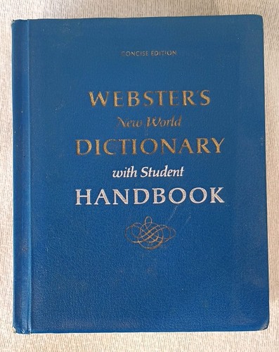 VTG 1973 Webster’s New World Dictionary American Language Student Handbook Book - Picture 1 of 14