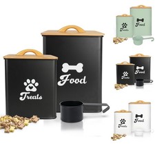 Dog Treat Container 2PCS, Dog Food Storage Container with Lids Airtight, Dog ...