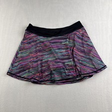 Champion Multicolored Stripes Athletic Skort Girls XL 14-16 Skirt Built In Short