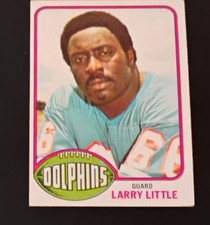 1976 Topps Larry Little (HOF) Card #33 near mint (see scan)
