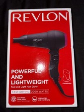 Image of Revlon RVDR5823UK4 Hair Dryer 2000W Fast and Light Black (Slight Box Damage)