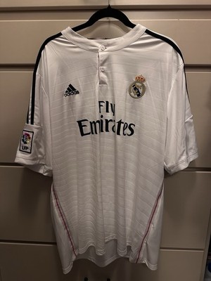 adidas Real Madrid James #10 Men's Soccer Jersey 2XL White Officially Licensed