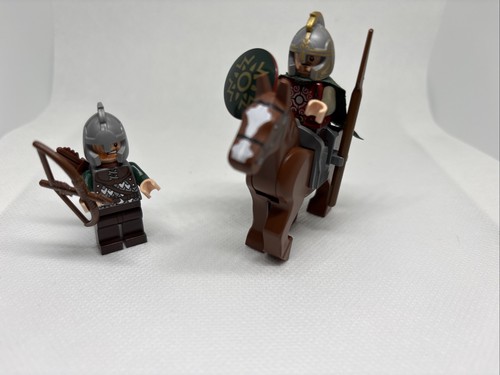 Lego Rohan And Eomer Lord of the Rings 9471 Rohan Soilder Horse ...