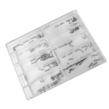 100Pcs/Box 10 Sizes Metal Watch Crown Pusher Spring Repair Parts For Watchmaker