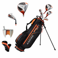 Aspire Junior Golfset, 5 Schläger und Tasche, für 9-12 Jährige