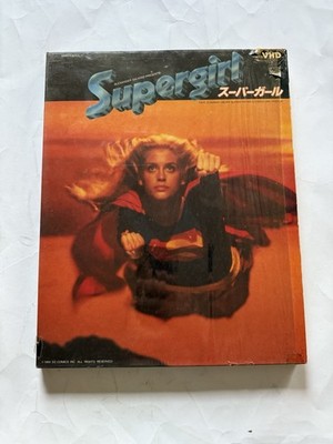 Supergirl VHD Videodisc Japan Superhero Movie Video High Density 2-Disc