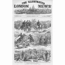 RUSSO-TURKISH WAR Scenes from the War - Antique Print 1877