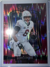 2025 Panini Select - Premier Level James Conner #123 Pink Shock Prizm