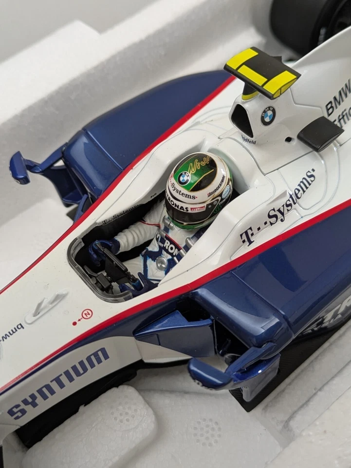 PMA Minichamps 1/18 BMW Sauber F1.09 2009 N.Hydefeld #6 seltenes Modell - Bild 3 von 4
