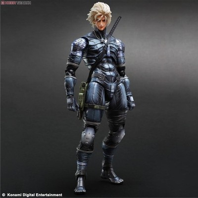 L GEAR SOLID2 PLAY ARTS 雷電 フィギュア Metal Gear Solid 2 RAIDEN Sons Of Liberty Play Arts Kai Figure