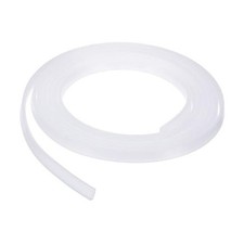 Clear Rubber U Channel Edge Trim, Silicone Door Seal Strip 3/16" Slot Fit for