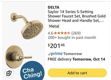 Delta Faucet Saylor 14 Series, Champagne Bronze T14235-CZ