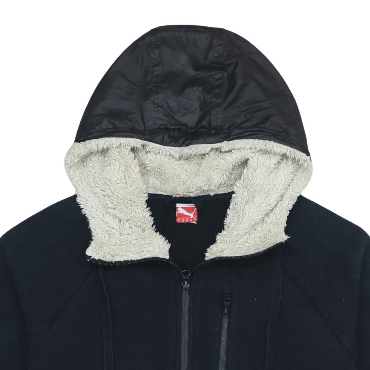 Puma Black Hoodie Womens L image 3