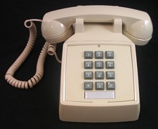 Cortelco 250009-VBA-20M Desk w/ Volume IVORY 2500-V-IV UPC 048044251019 - Cor...