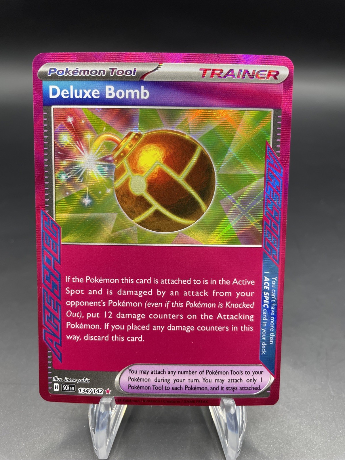 Deluxe Bomb 134/142 Sv07: Stellar Crown Holo LP