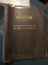 Vintage Blue Streak Ignition Parts Wire And Cable Binder Only 