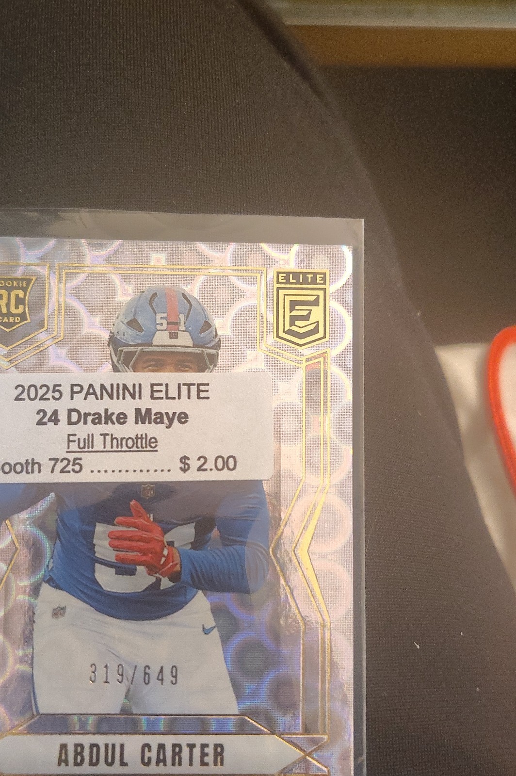 2025 Panini Donruss Elite - Rookie Abdul Carter #111 Lavender Pyramids /649 (RC)