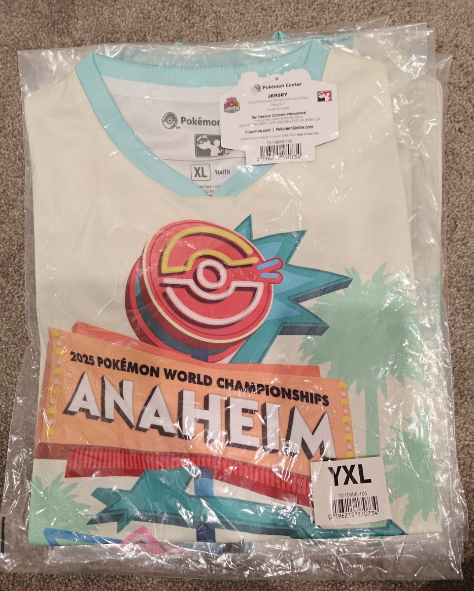 WCS 2025 anaheim youth XL ピカチュウデザイン パーカー WCS 2025 anaheim youth XL ピカチュウデザイン パーカー