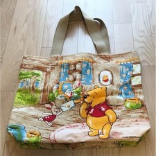 Disney Winnie The Pooh Tote Bag Eeyore Piglet Tigger Used Rare