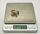 DQ10 Vintage Mexico 925 Sterling Silver Orb Ball Cluster Wide Band Ring Sz 8 — photo 6
