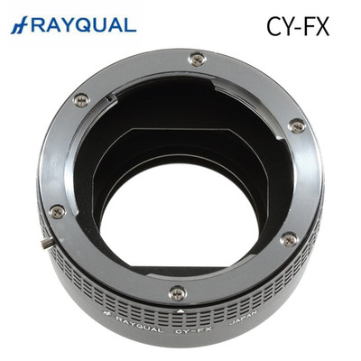 Rayqual Camera Mount Adapter Contax Yashica C/Y Lens to Fujifilm X-Mount CY-FX