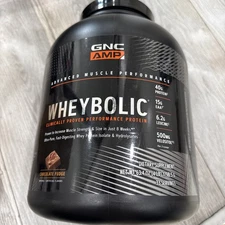 GNC AMP Wheybolic Pure Protein Powder Chocolate Fudge 4 LB 33 Servings