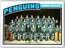 1976-77 Topps #145 - Pittsburgh Penguins Team (EX) *HGCARDS*
