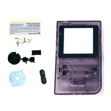 New Replacement Housing Shell Case Screen Cover For GBP Game Boy Pocket Purple