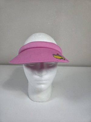 Vintage The Masters Golf Womens Pink Visor Hat Magnolia Lane 100% Cotton