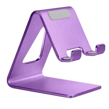Cell Phone Stand, Phone Holder for Desk, Aluminum Desktop Phone Dock for iPho...
