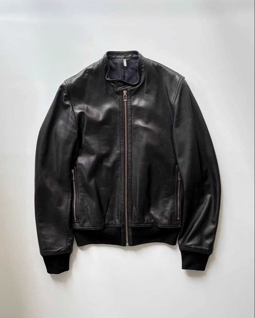 Dior Leather Outer Shell Coats, Jackets & Vests for Men for Sale