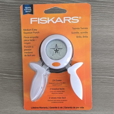 Fiskars Twinkle Twinkle Squeeze Punch 174410-1001 Star Moon