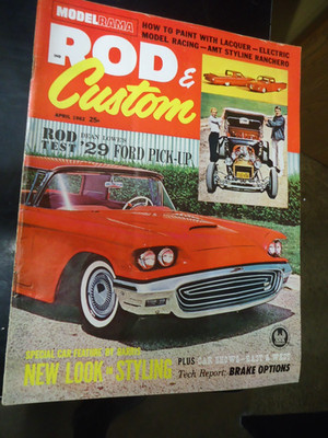 Vintage Rod & Custom Magazine April 1962  Fair condition to good condition