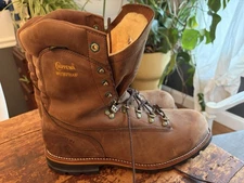 Chippewa Men’s Size 14 Brown 8 Hole Lace Up Waterproof Fleece Lined Boots 