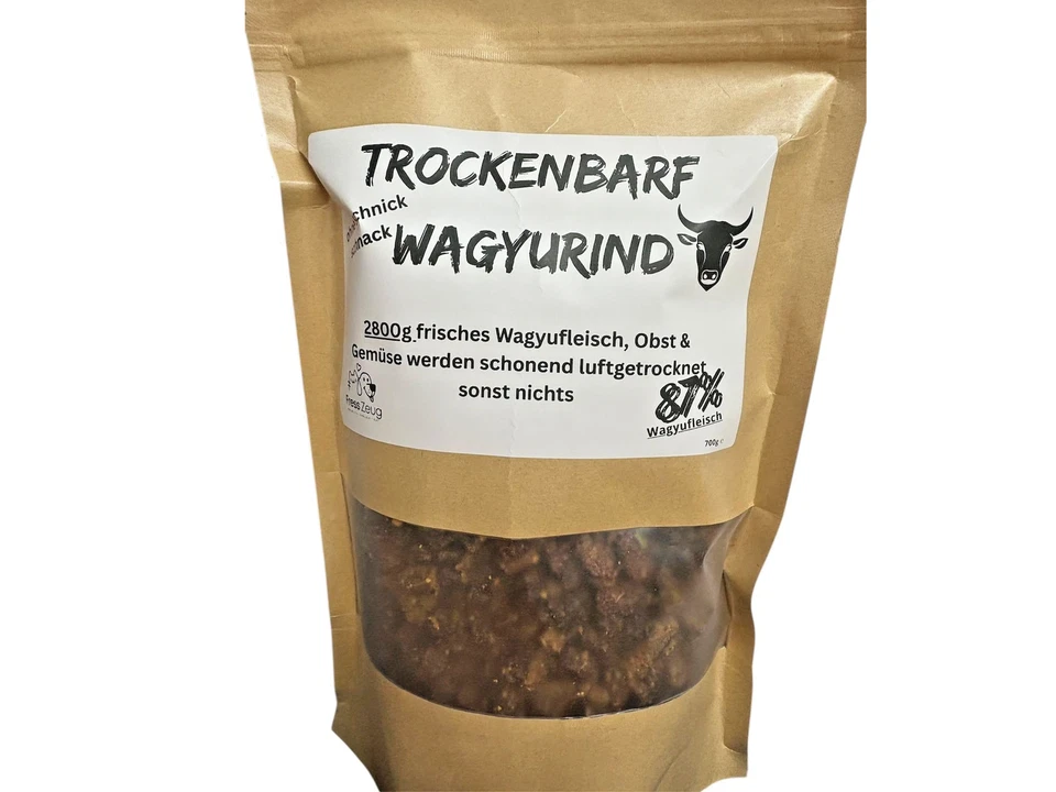 Trockenbarf vom Wagyurind mit , 87% Wagyufleisch, Obst und Gemüse getrocknet #1 - Bild 3 von 4