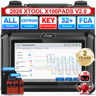 XTOOL X100 PAD S V2.0 IMMO Key Programming Tool Full System Diagnostic Scanner