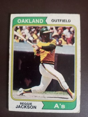 1974 Topps #130 Reggie Jackson VG