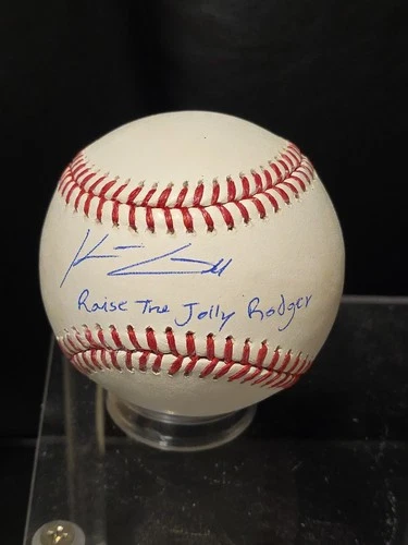 Konnor Griffin Signed Baseball Pittsburgh Pirates Raise The Jolly Rodger MLB COA