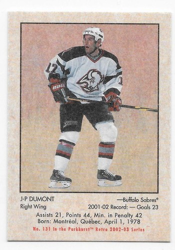 02/03 PARKHURST RETRO BASE Hockey (#1-200) U-Pick From List - Picture 132 of 200