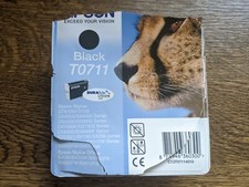 Epson Singlepack Black T0711 DURABrite Ultra Ink - Black (C13T07114012)