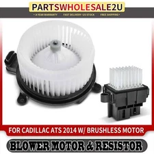 New Front HVAC Blower Motor & Resistor Kit for Cadillac CTS 2014-2015 Brushless