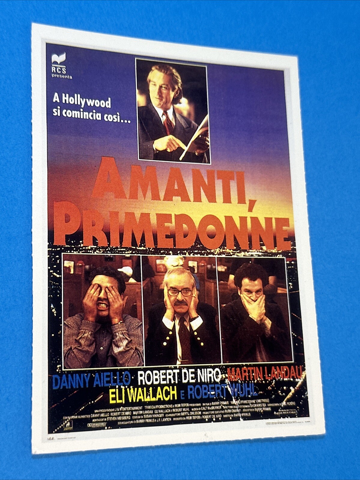 AMANTI , PRIMEDONNE - 1991 - Locandina Poster Versione Ufficiale