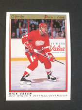 1990-91 O-PEE-CHEE PREMIER RICK GREEN DETROIT RED WINGS CARD #37!!!