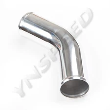 US STOCK 2.5" OD 45 Degree Turbo Intercooler Pipe Aluminum Tube Tubing L=300MM