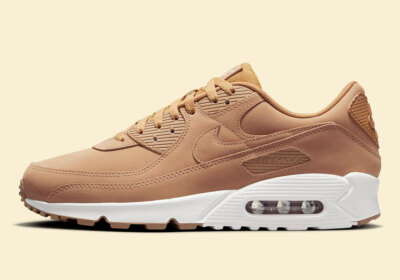 Nike Air Max 90 PRM Flax Wheat Gold Beige Sail HJ3153-200 Men's