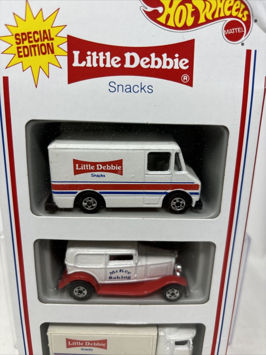 HOT WHEELS 3 CAR PACK McKEE LITTLE DEBBIE SNACKS IN BOX | eBay