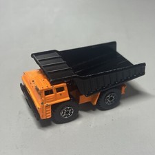 Matchbox Flourescent Orange And Black Dump Truck 1989