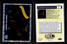 2023 UD Marvel What If..? Dimensions #40 Killmonger Military Special Ops