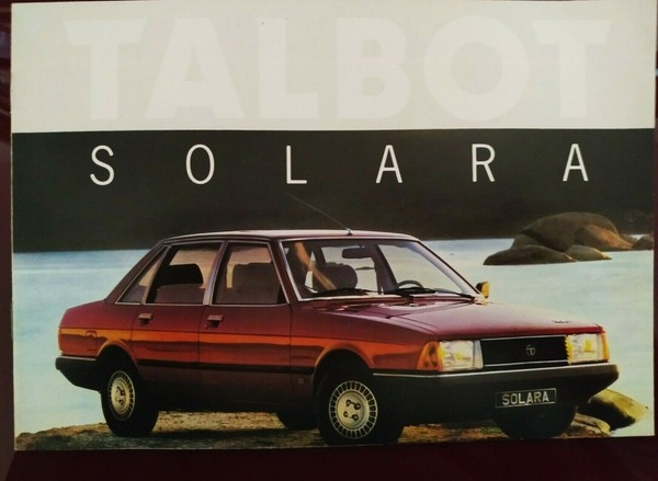 1980 TALBOT SOLARA - CATÁLOGO-CATALOGUE-KATALOG-BROCHURE- CATALOGUS